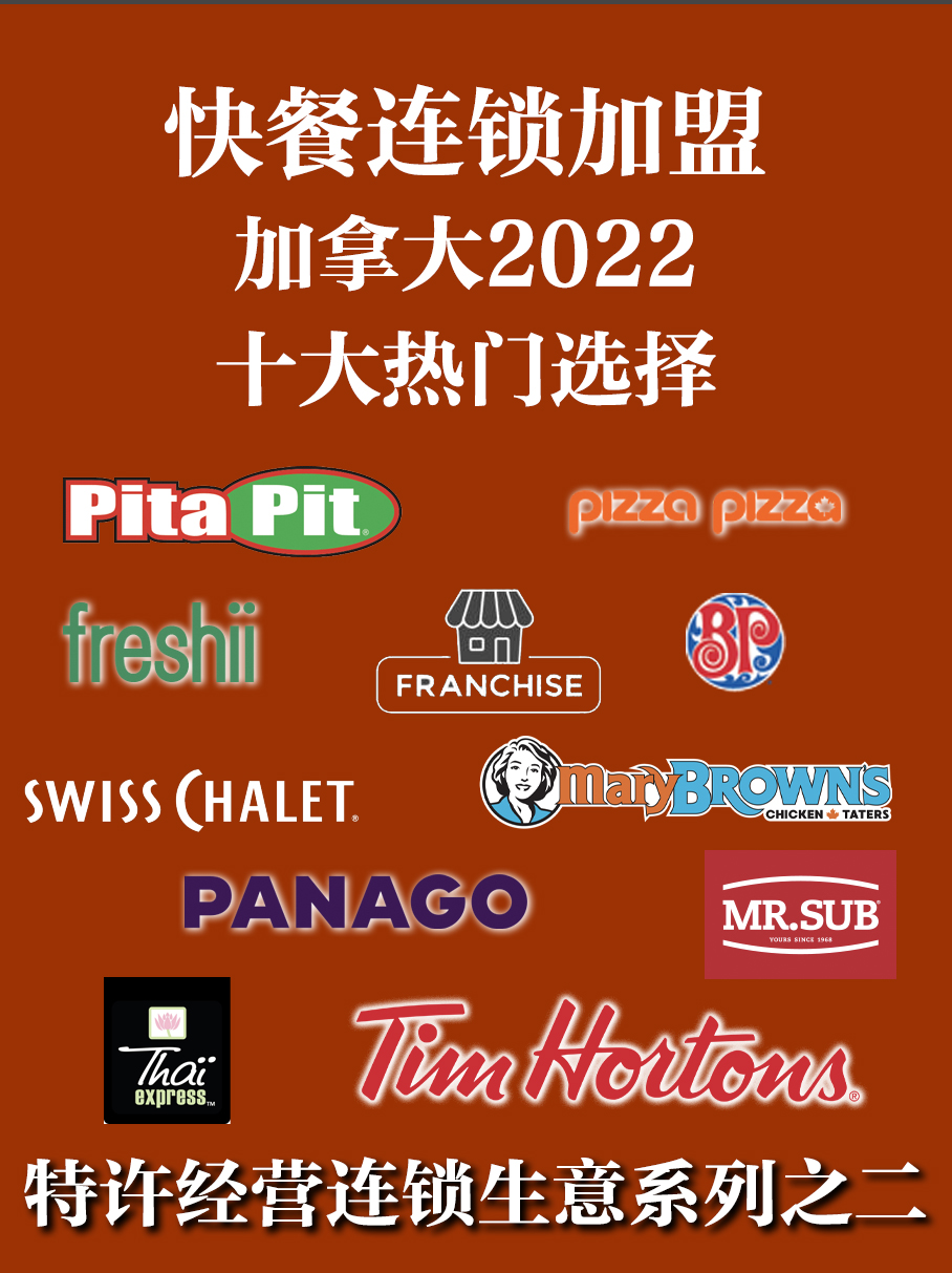 加拿大最值得加盟的快餐连锁