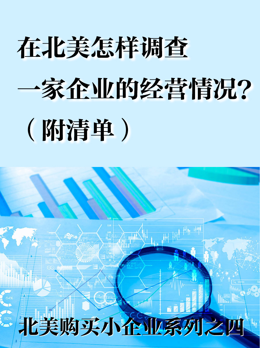 如何在加拿大调查一家企业的财务情况