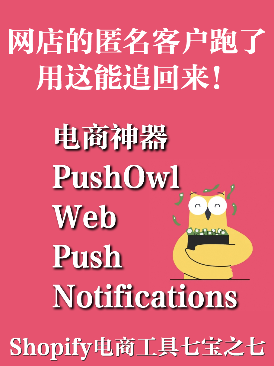 shopify独立站工具PushOwl Web推送