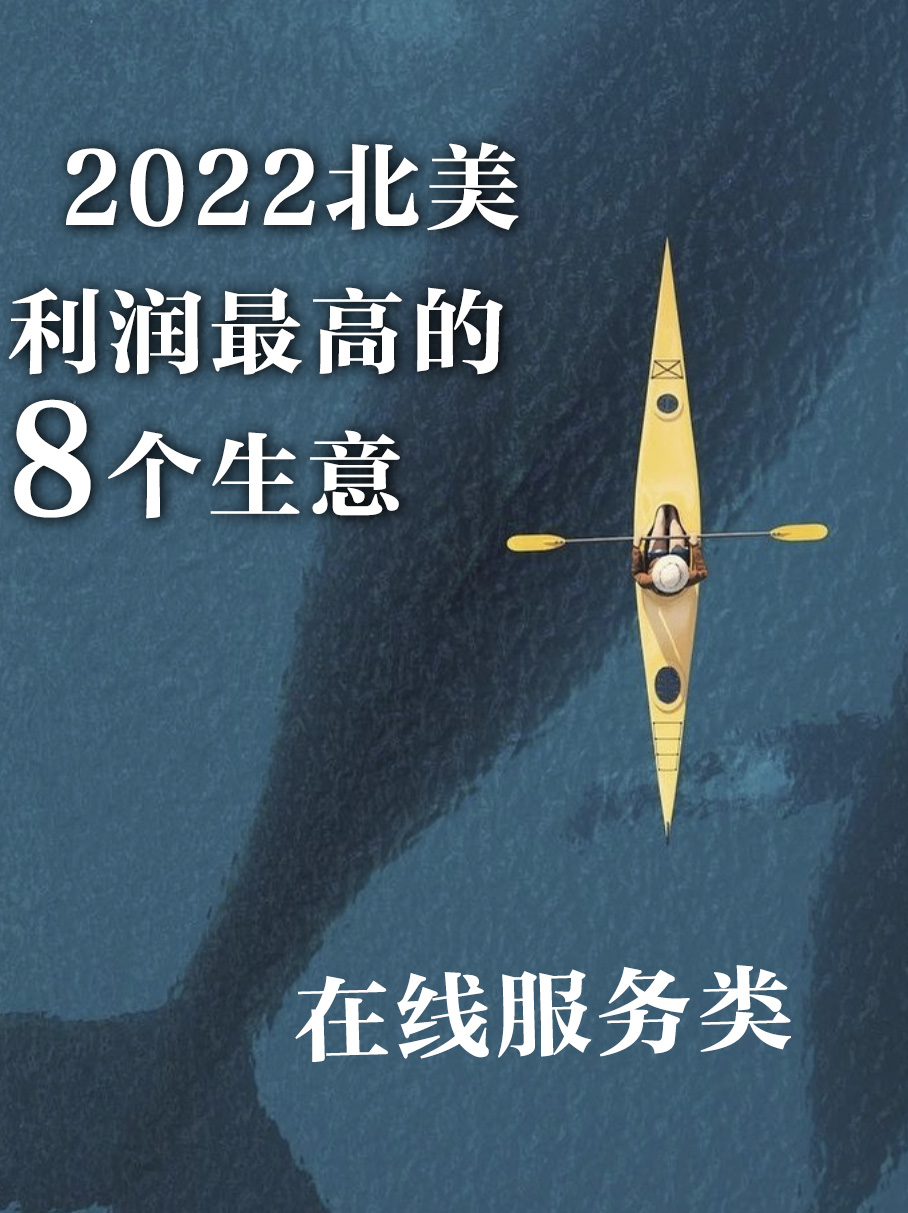 北美2022年在线生意机会